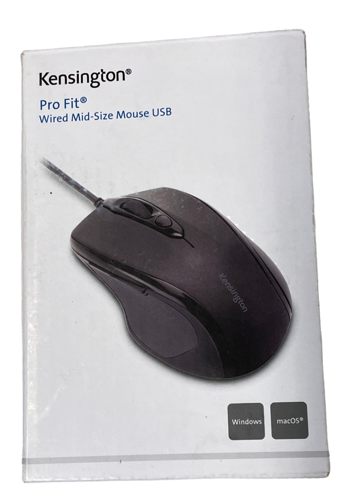 Kensington Pro Fit K72355US Black Wired Mid-Size Mouse