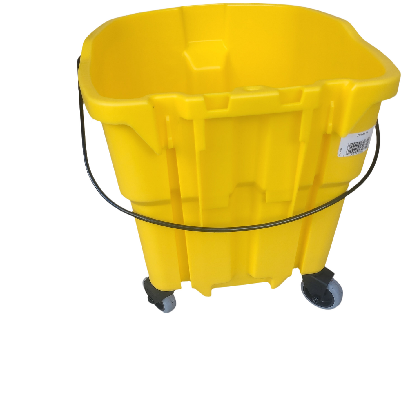Rubbermaid Commercial WaveBrake Yellow Mop Bucket on Wheel - Local Pick-up Only