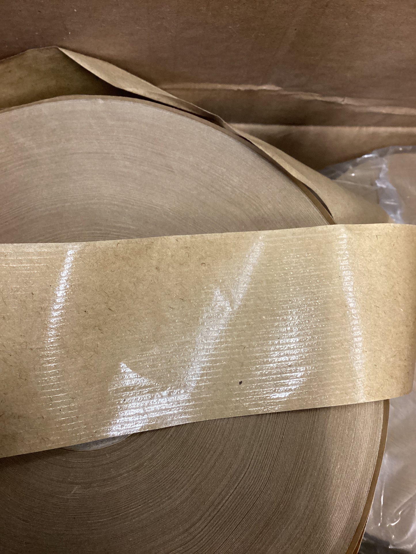 Kraft Paper Water-Activated Carton Sealing Tape, Water-Activated Adhesive (12/carton)