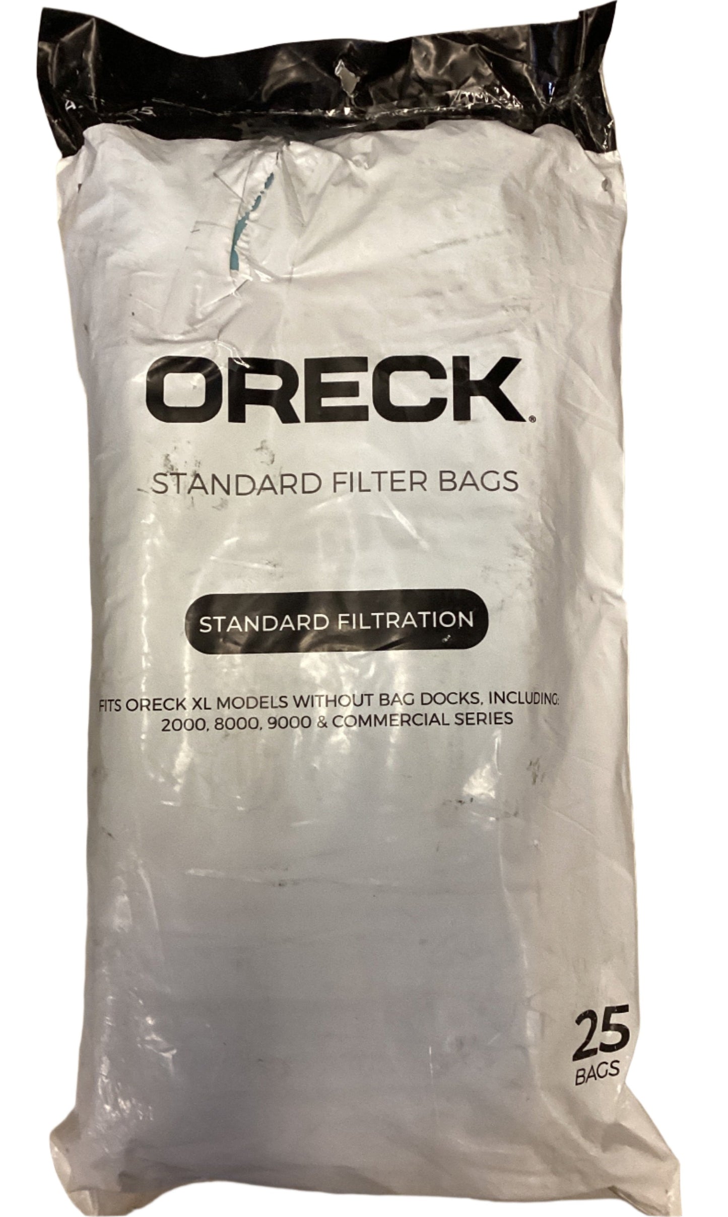 Oreck Commercial Disposable Vacuum Bags XL Standard Filtration 25/Pack PK800025