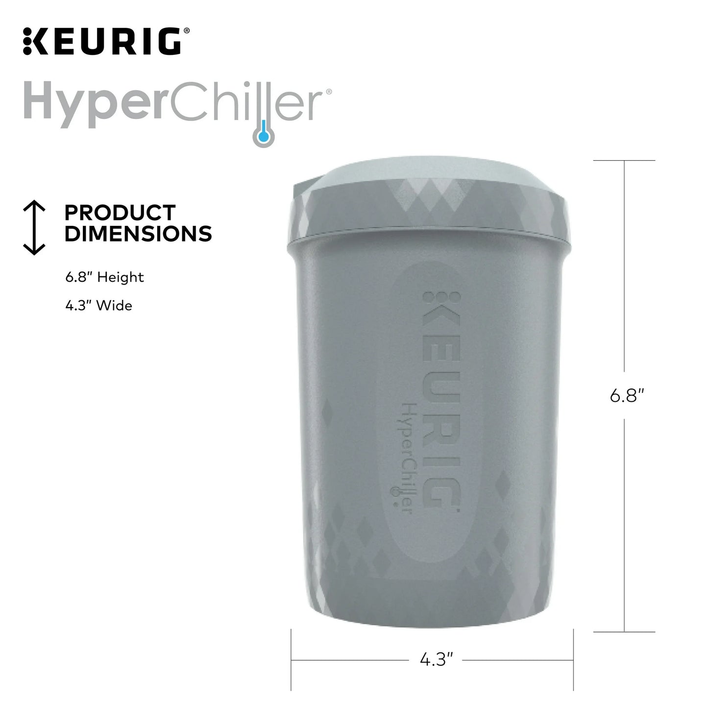 Keurig HyperChiller Iced Coffee Maker, Studio Gray Finish