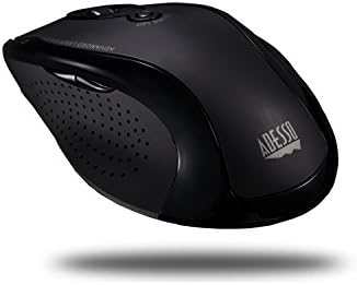 Adesso WKB-1500GB - Wireless Ergonomic Desktop Keyboard and Laser Mouse with Split Keys Design and Palm Rest for Comfort