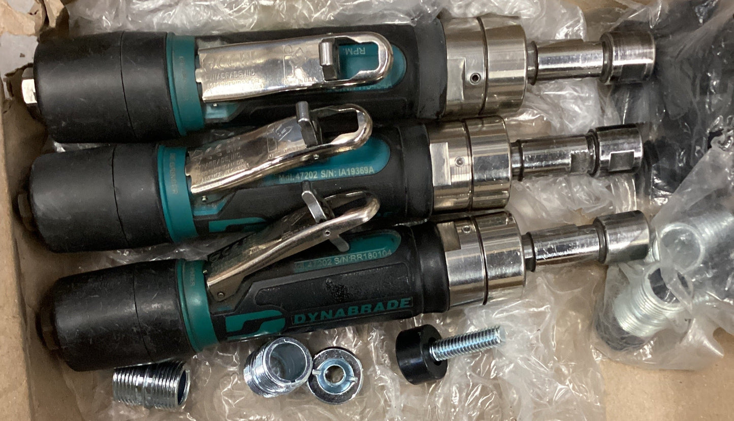 Dynabrade 49410 | 1/4-20 Female Thread x 0.4 hp Power x 3,200 RPM Rear Exhaust Right Angle Disc Sander (Extender not included))