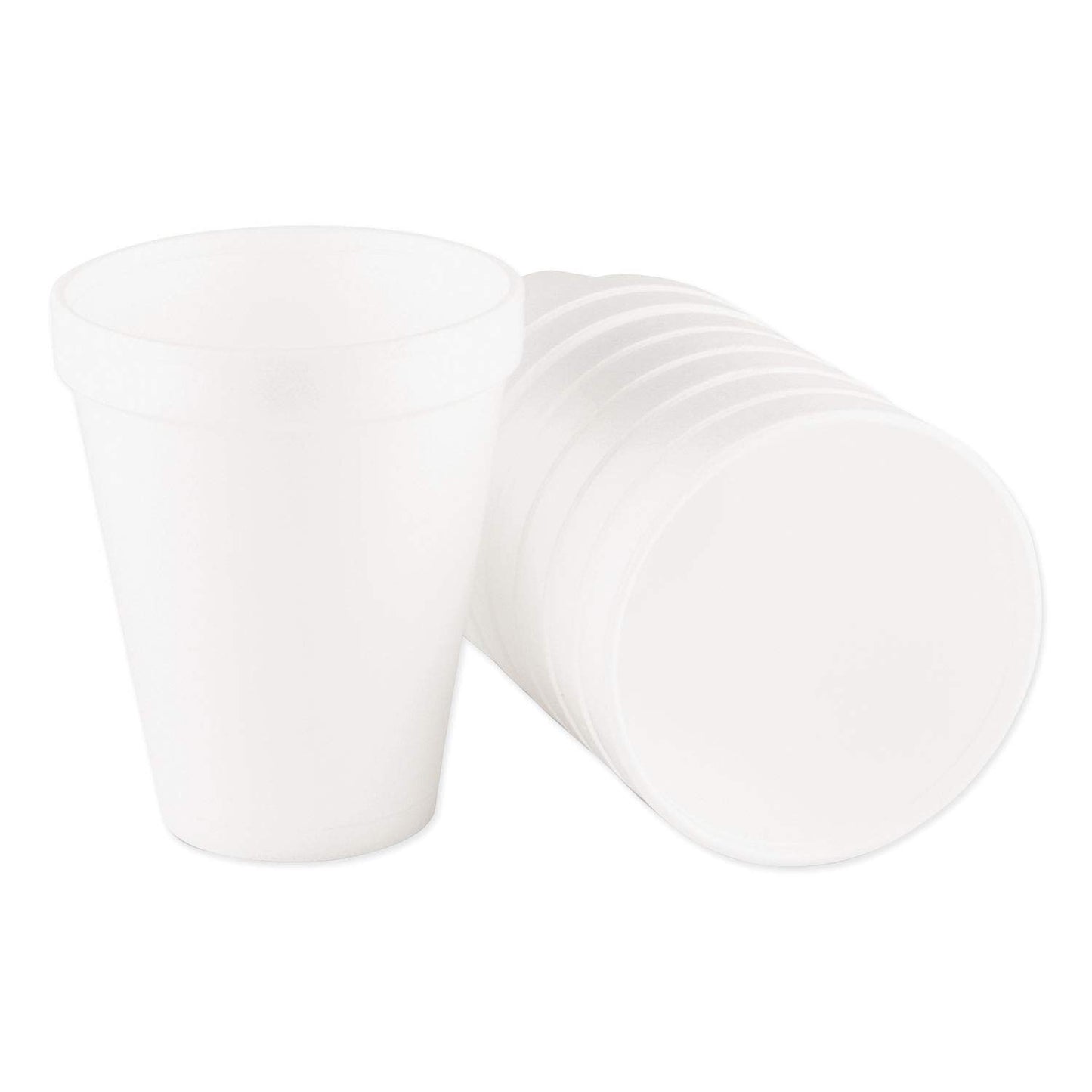 Dart 10J10 J Cup 10 Oz Insulated Foam Cup - Polystyrene, White, 10 Ounce, 1000pcs