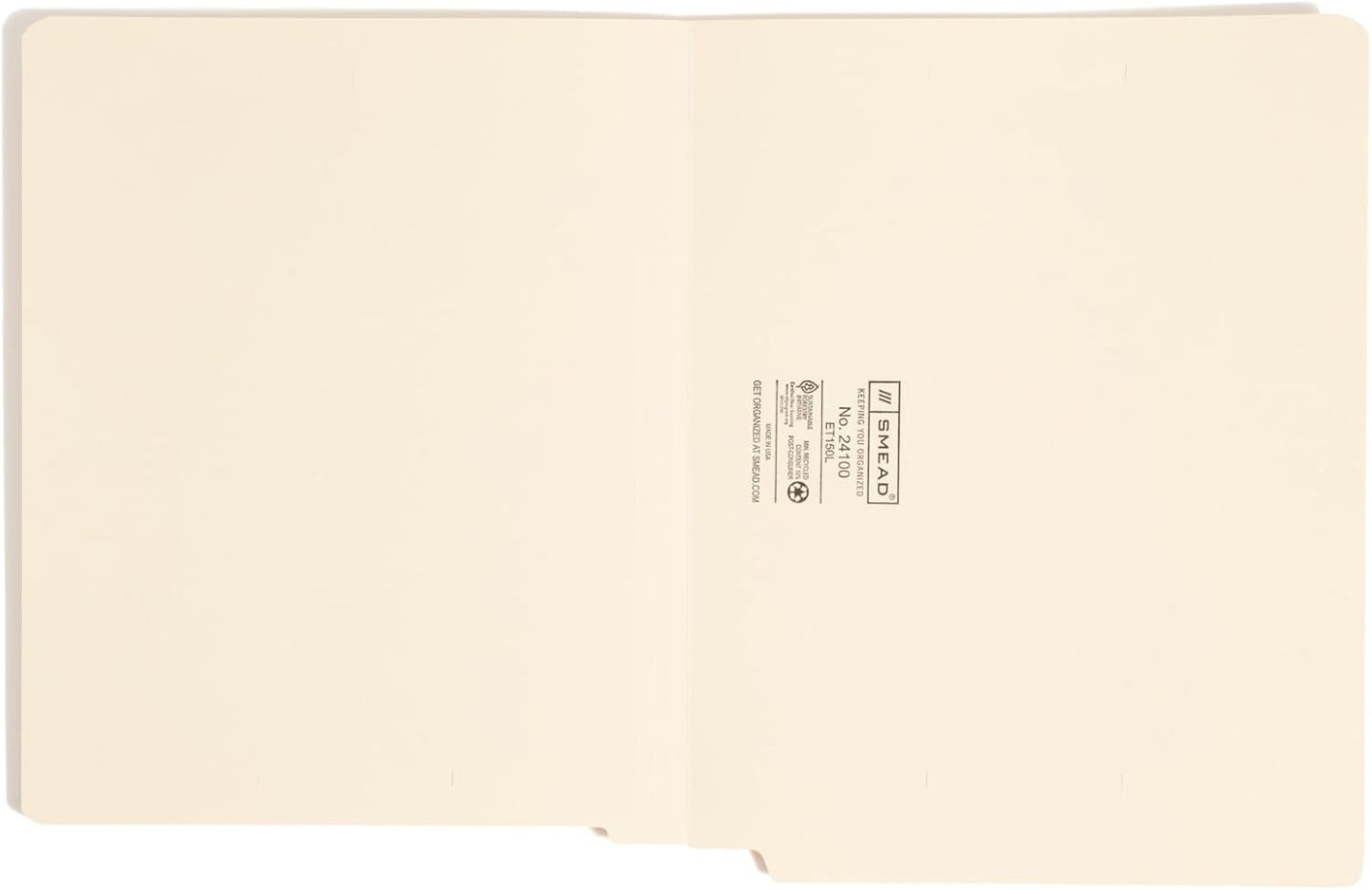 Smead End Tab File Folder, Straight-Cut Tab, Letter Size, Manila, 100 per Box (24100)