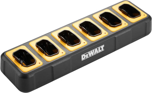 DEWALT DXFRSCH6-300 6 Port Charger for DXFRS300 Walkie Talkie Two-Way Radios