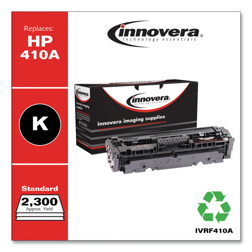 Innovera Black Toner Replacement, CF410A / IVR-F410A