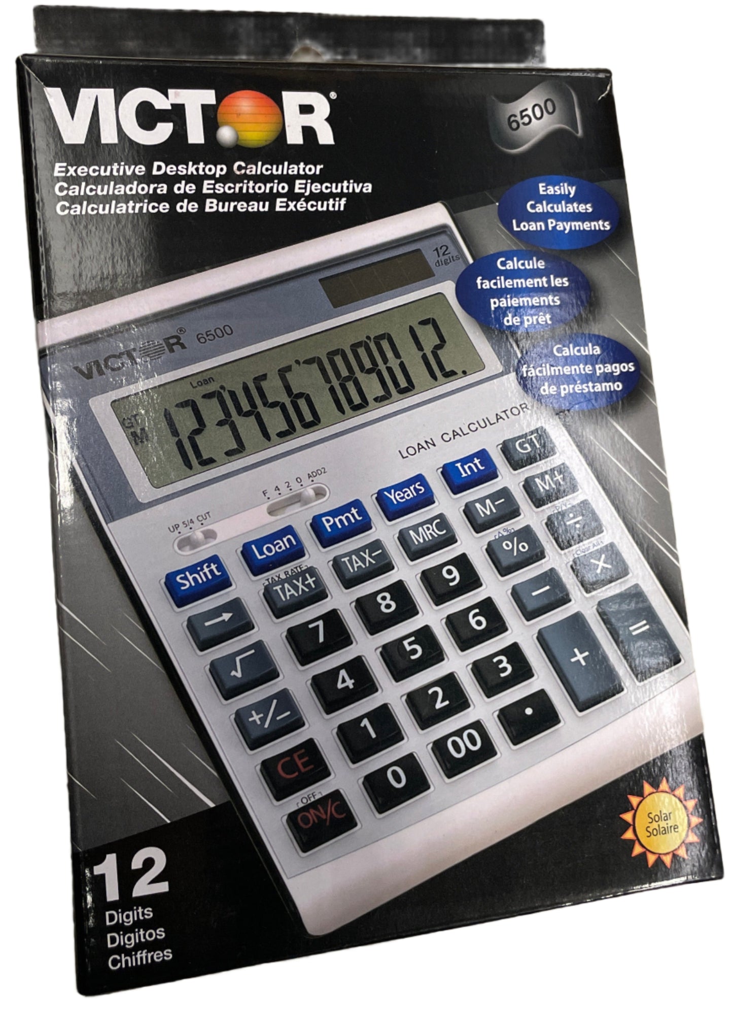 Victor 6500 Executive Desktop Loan Calculator, 12-digit LCD ( VCT6500 )