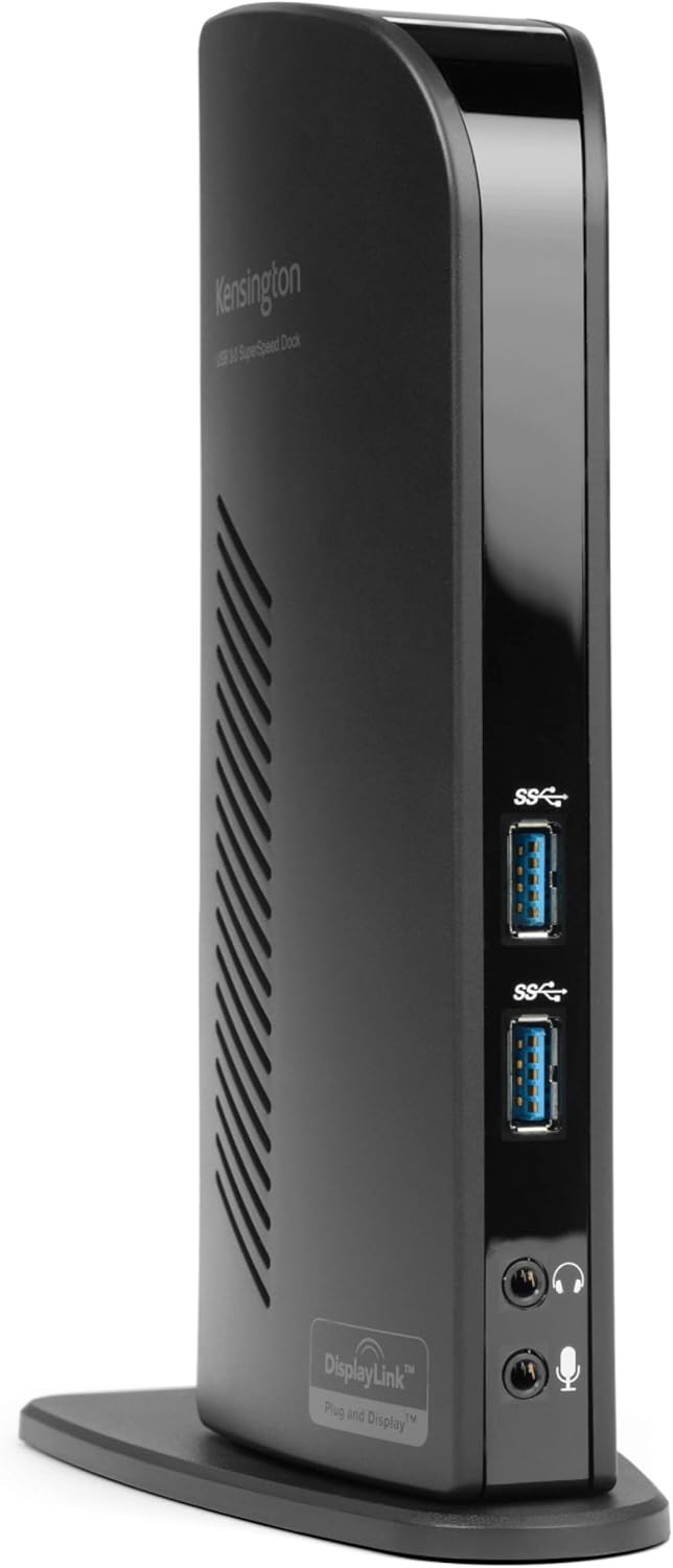 Kensington USB 3.0 Dual Display Docking Station (K33972US)