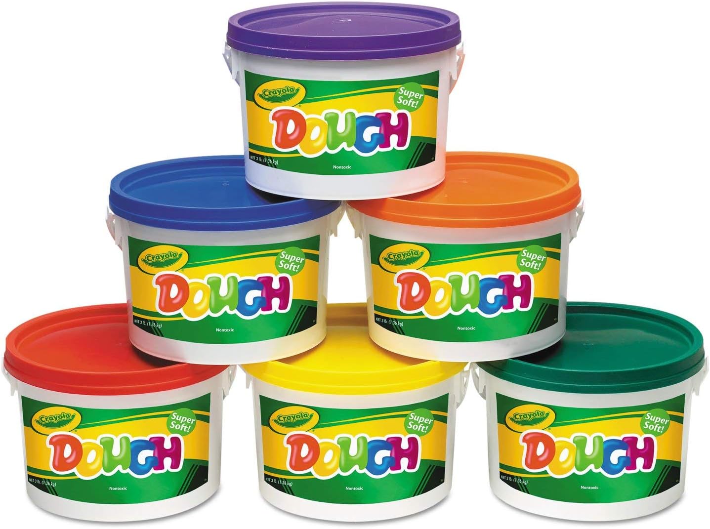 Crayola Dough, Assorted Colors, 6/Set