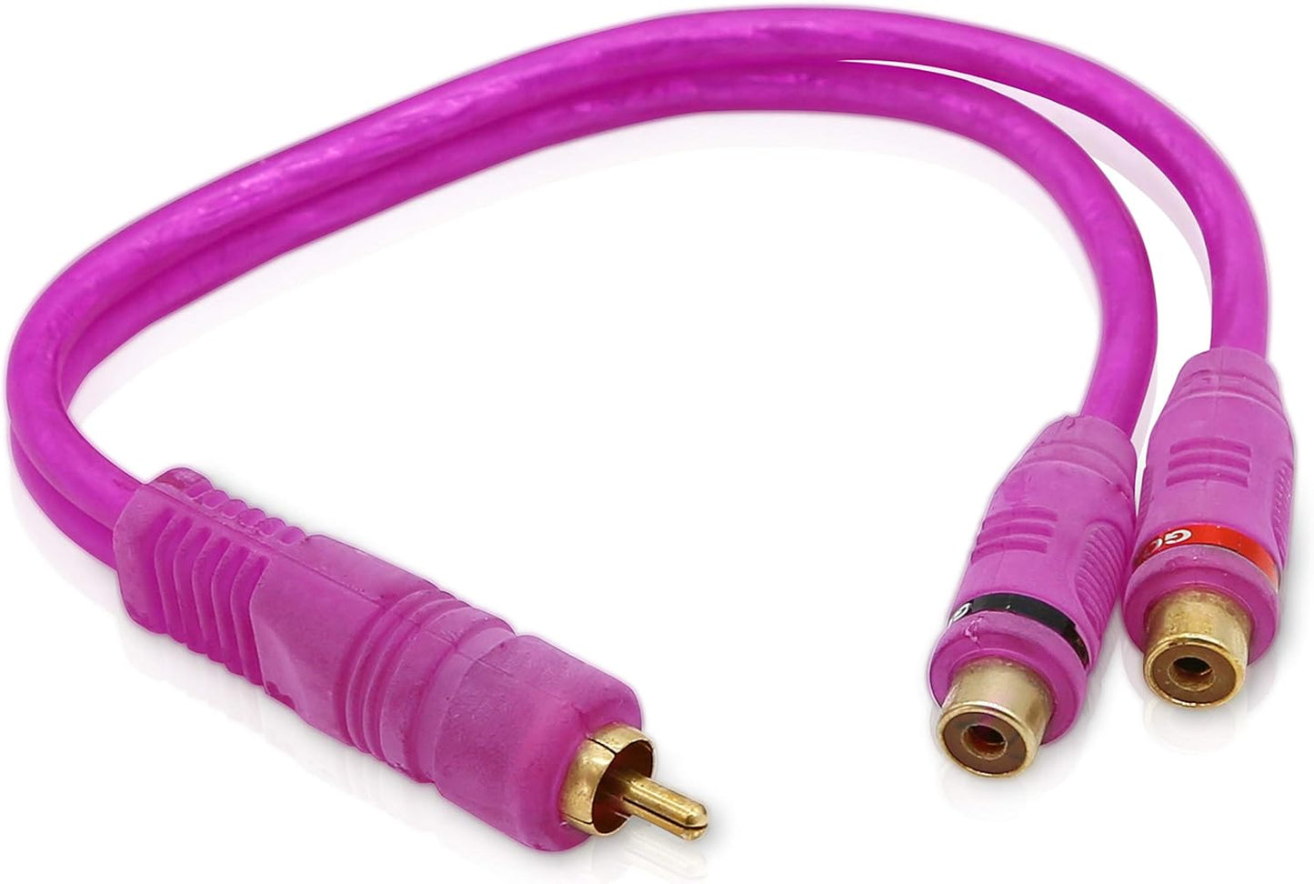 Sound Around 2-Female RCA Jack Stereo Cable - 3.5mm Stereo Mini Plug with Y Adapter (GXS2F)