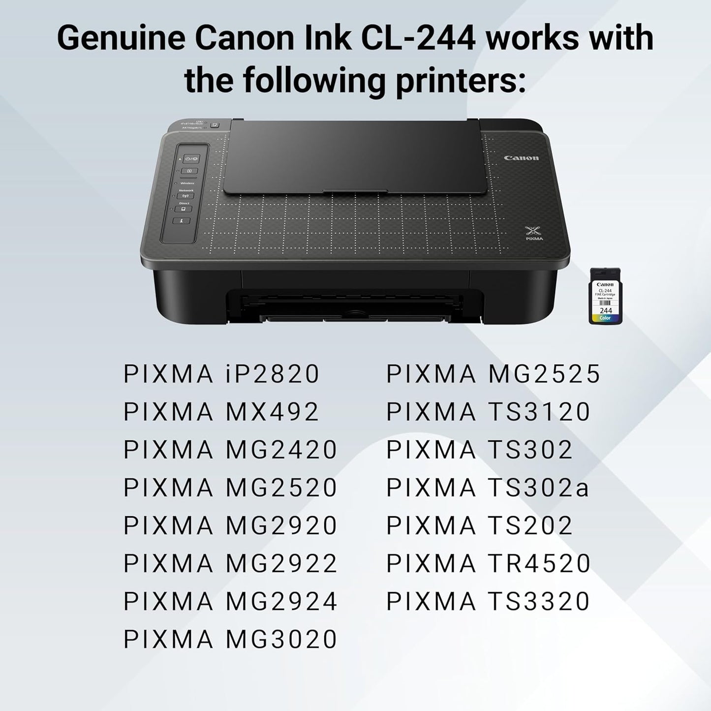 1288C001 CL-244 Clear Ink Cartridge (3pk)