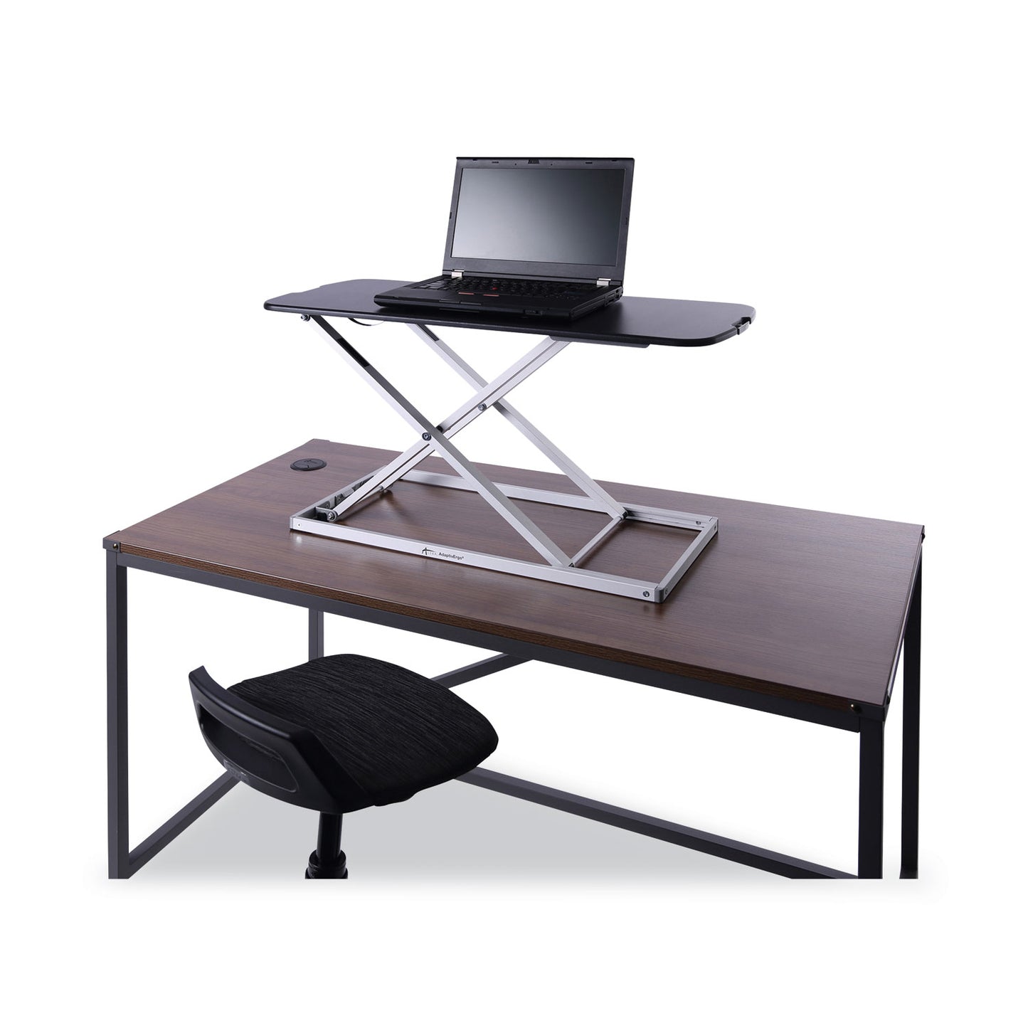 Alera Laptop Lifting Workstation , Black/Silver, Model: ALE-AEWR7B