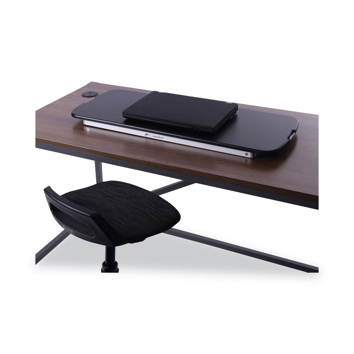 Alera Laptop Lifting Workstation , Black/Silver, Model: ALE-AEWR7B