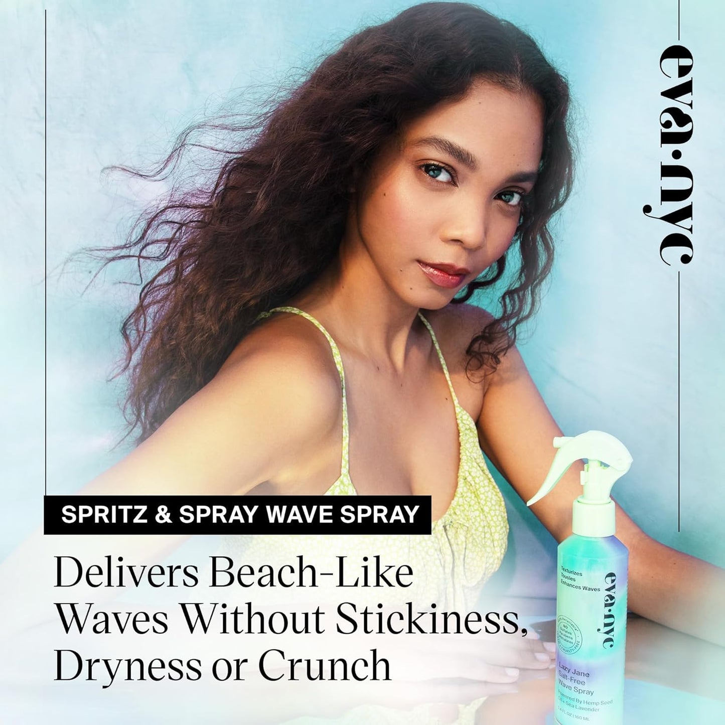 Eva NYC Lazy Jane Salt-Free Wave Spray - 5.4 Fl Oz (Local Only)