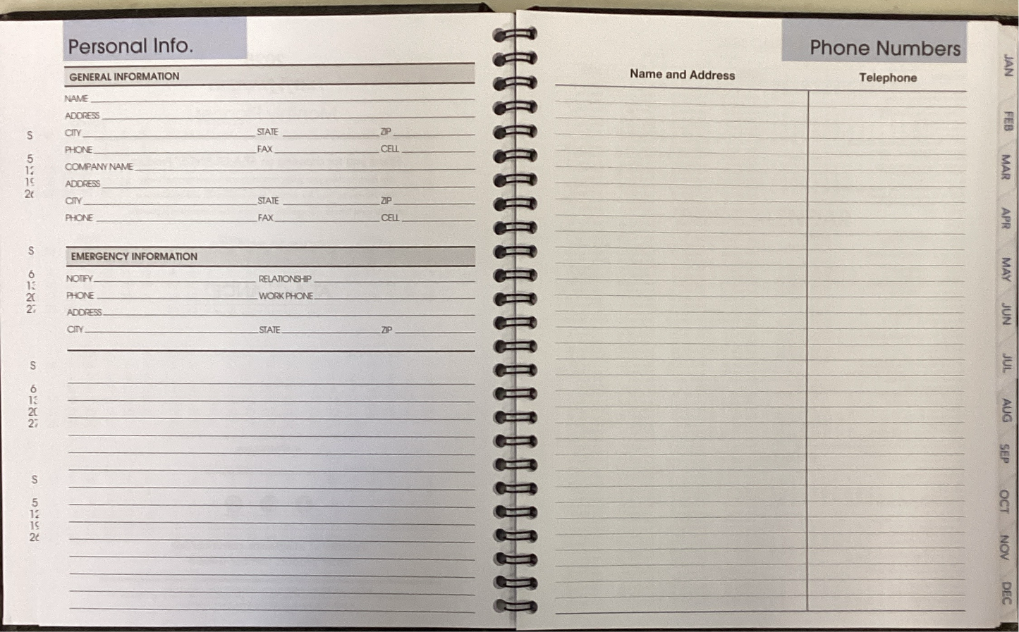 2025 at-a-GLANCE DayMinder Monthly Hardcover Planner, 7x8.5’