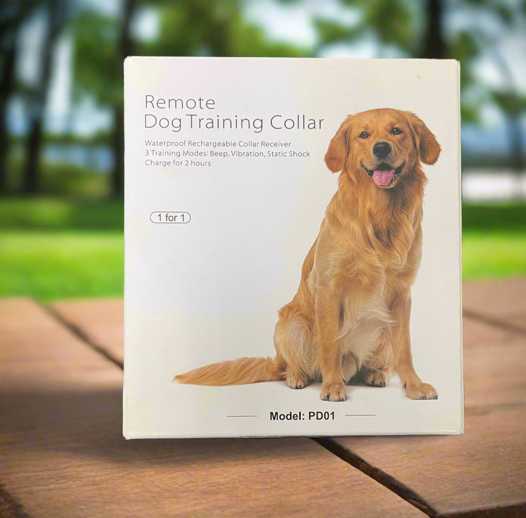 Shock Collar for Dogs, IP67 Waterproof Dog Training Collar with Remote, 3 Training Modes with Beep, Vibration, and Safe Static, Rechargeable E Collar for Large Medium