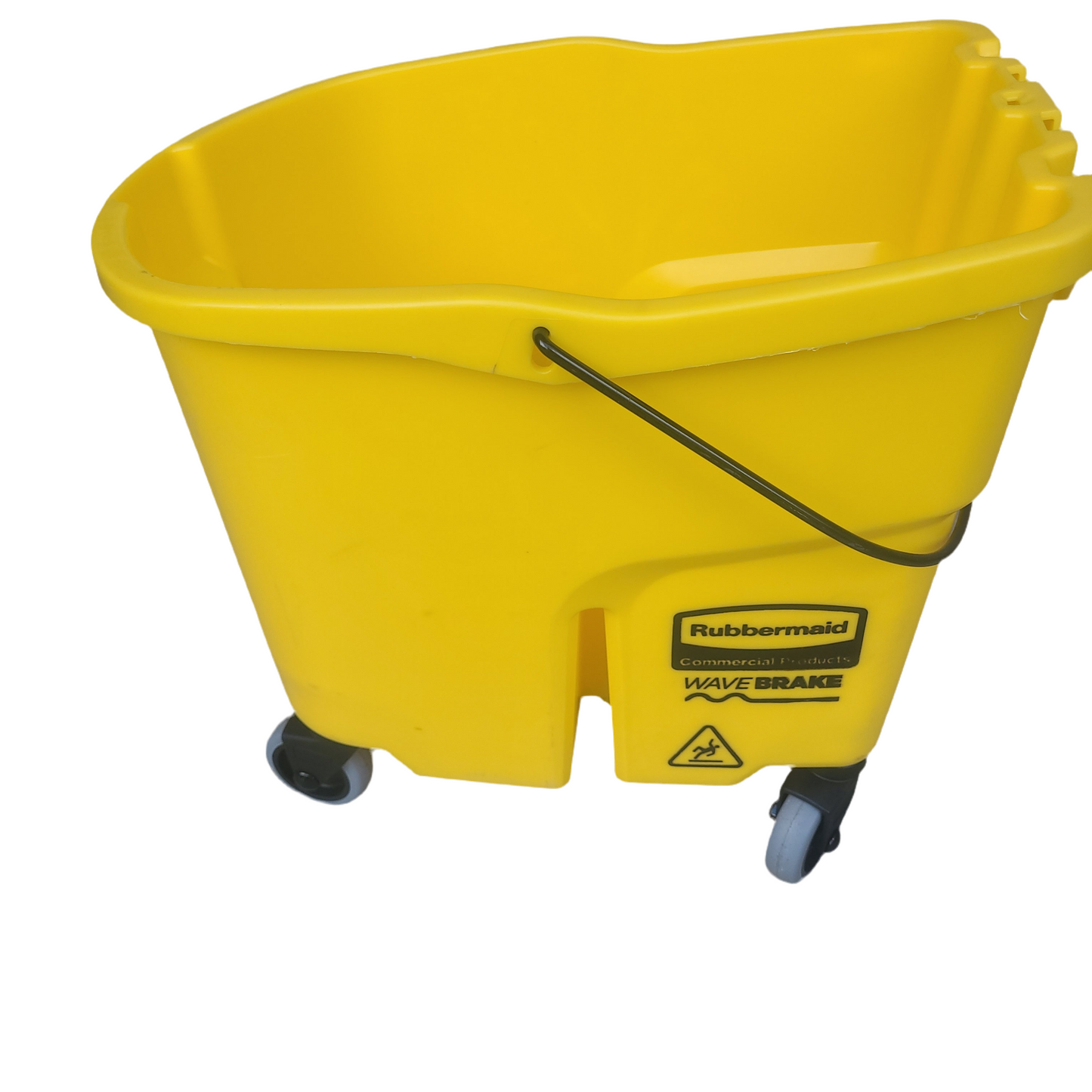 Rubbermaid Commercial WaveBrake Yellow Mop Bucket on Wheel - Local Pick-up Only