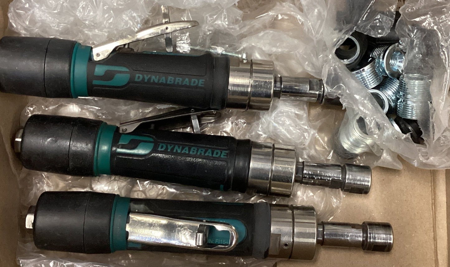 Dynabrade 49410 | 1/4-20 Female Thread x 0.4 hp Power x 3,200 RPM Rear Exhaust Right Angle Disc Sander (Extender not included))