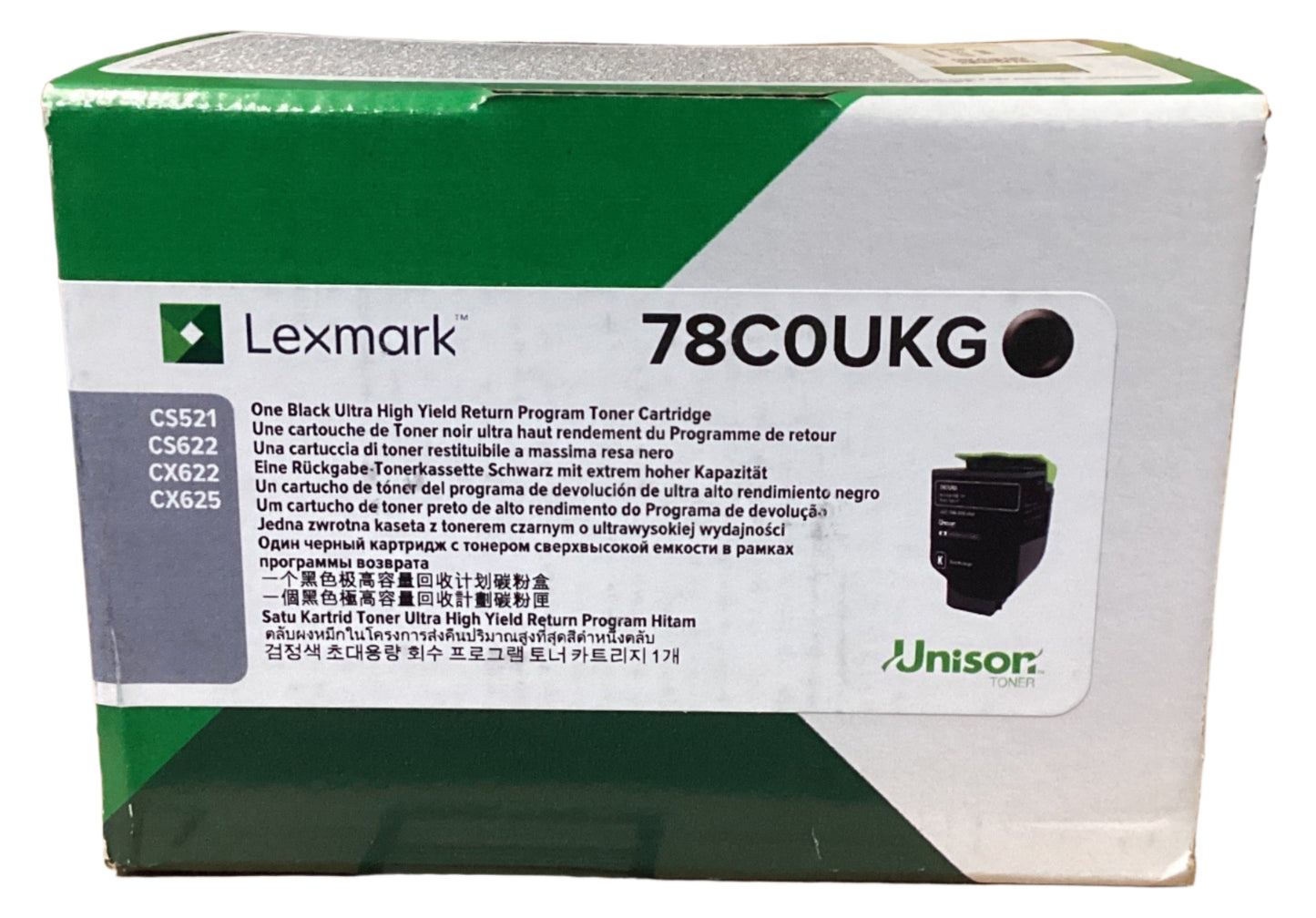 78C0UKG | Original Lexmark Ultra High-Yield Toner Cartridge Black