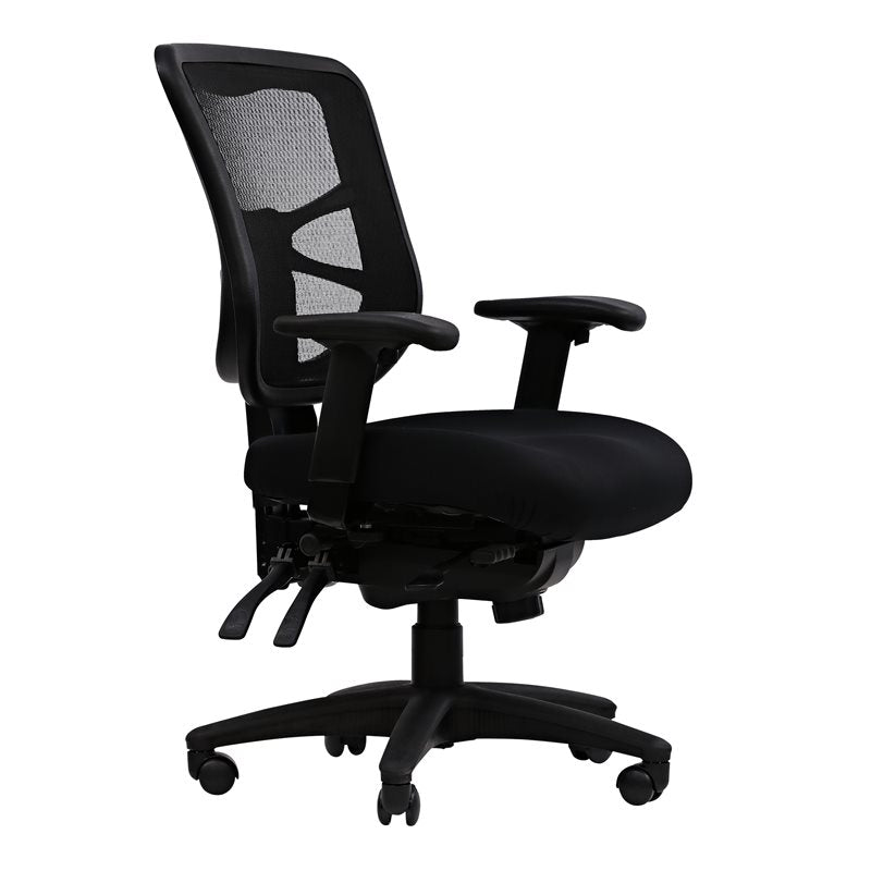 Alera Elusion Series Mesh Mid-Back Multifunction Chair – Model ALE‑EL42ME10B - LOCAL PICKUP ONLY (SPECIAL SHIPPING AVAILABLE - SEE NOTES)
