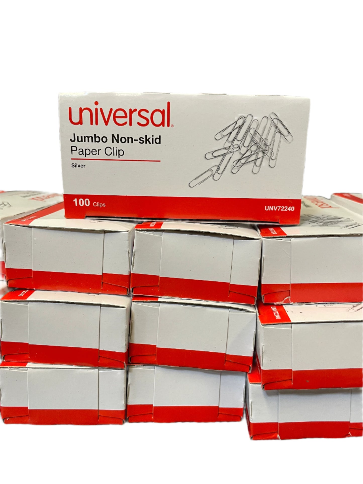 Universal Jumbo Clips, non-skid, 1 pack of 100 | A7072240