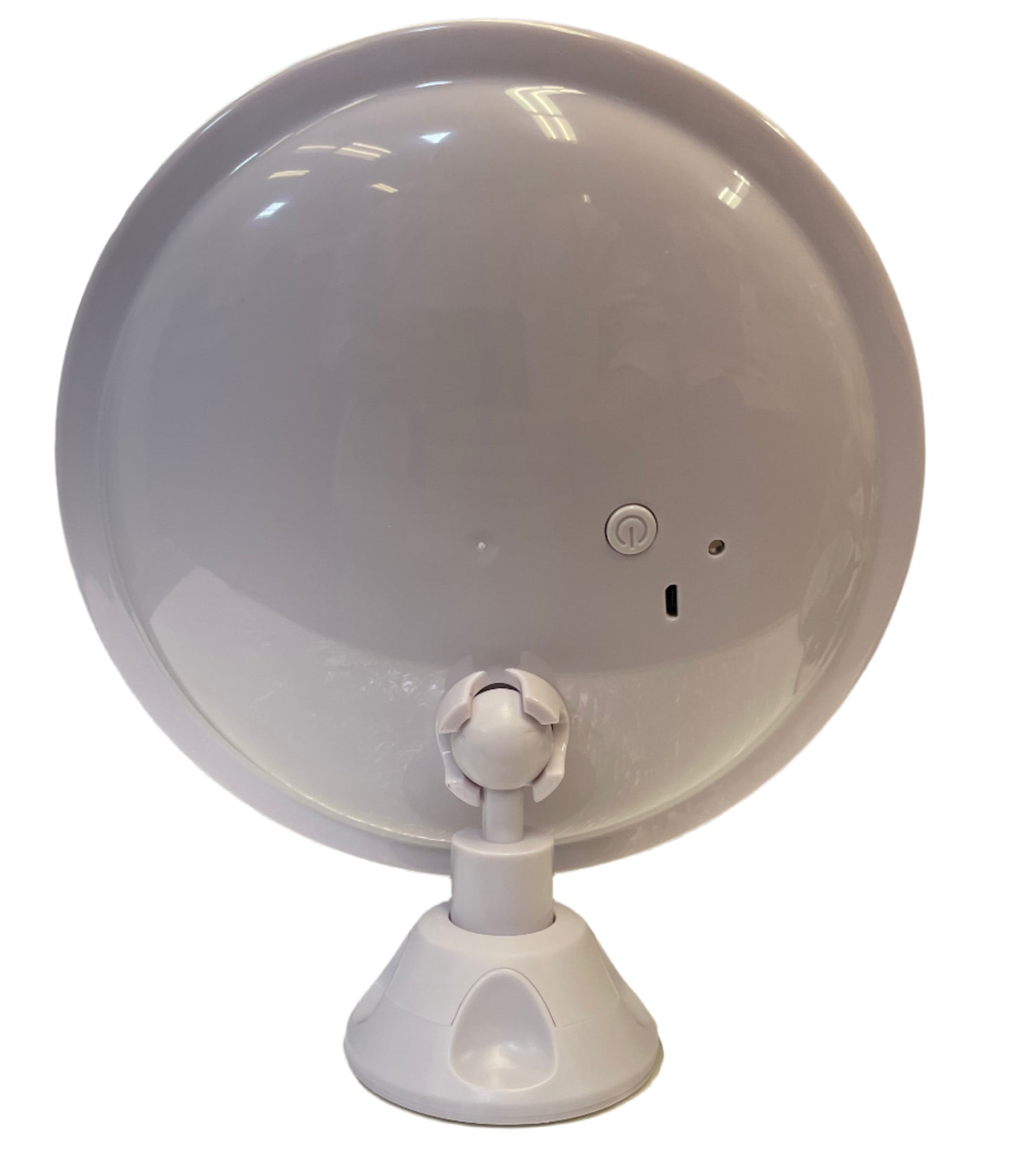 Portable 7x Magnifying LED Lighted Makeup Vanity Mirror (Pink), Swivel Suction Cup / USB Rechargeable