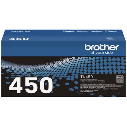 Brother International TN450 High Yield Toner Cartridge Black