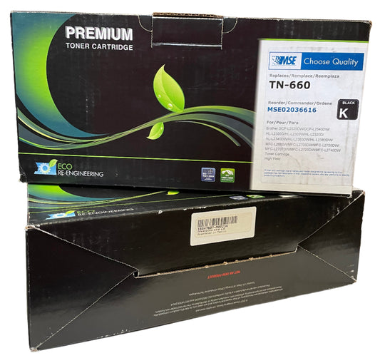 MSE02036616 Black High Yield Toner Cartridge for Brother TN660