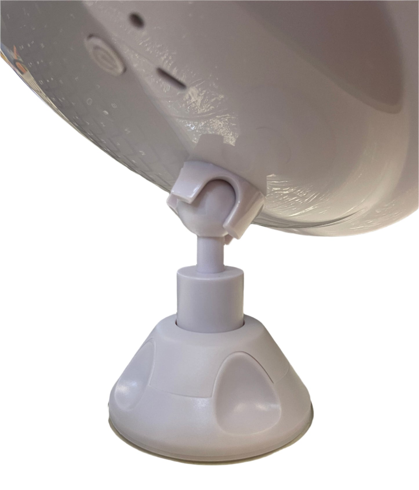 Portable 7x Magnifying LED Lighted Makeup Vanity Mirror (Pink), Swivel Suction Cup / USB Rechargeable