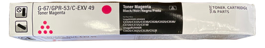 GPR-53 Magenta Toner Cartridge Compatible with Canon GPR53