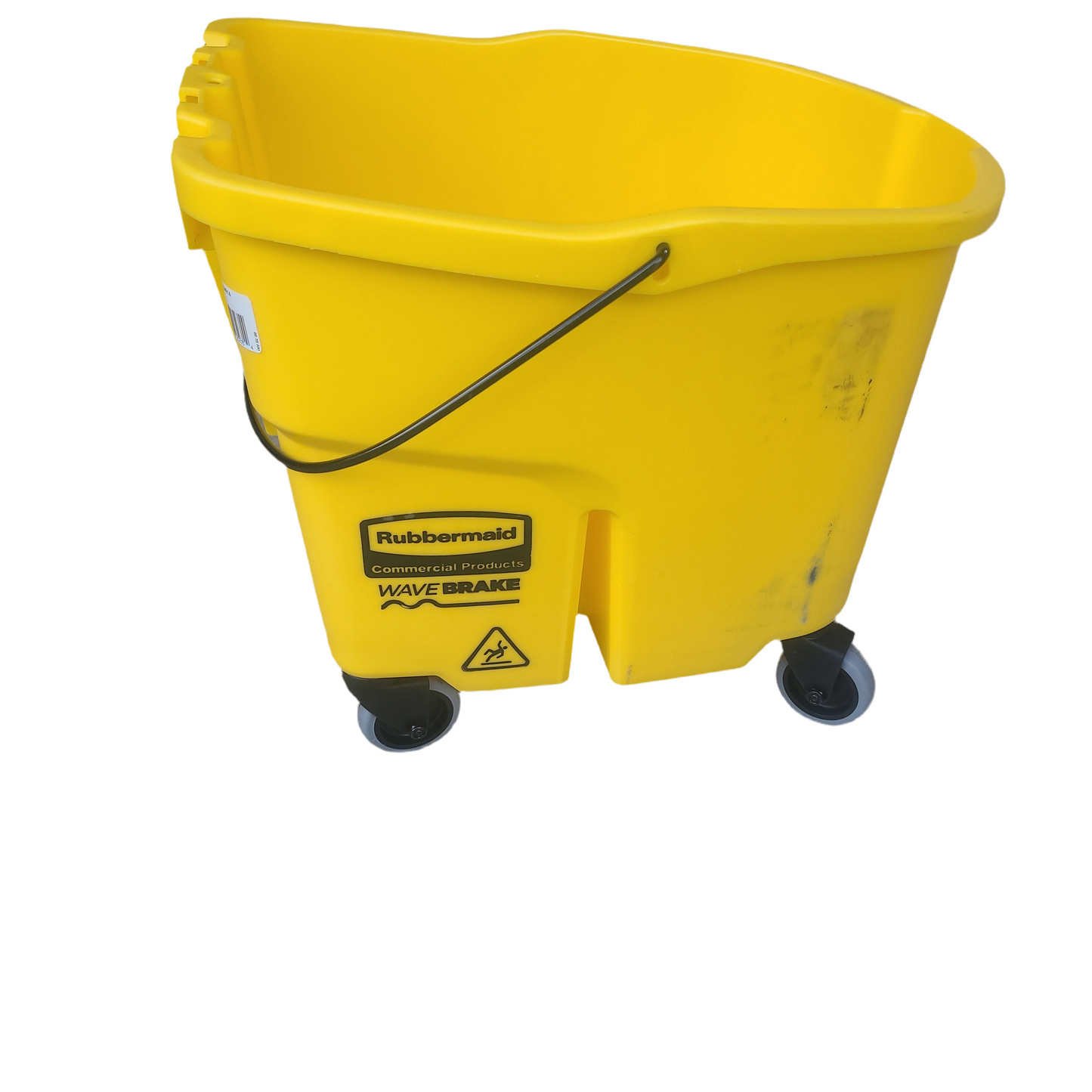 Rubbermaid Commercial WaveBrake Yellow Mop Bucket on Wheel - Local Pick-up Only