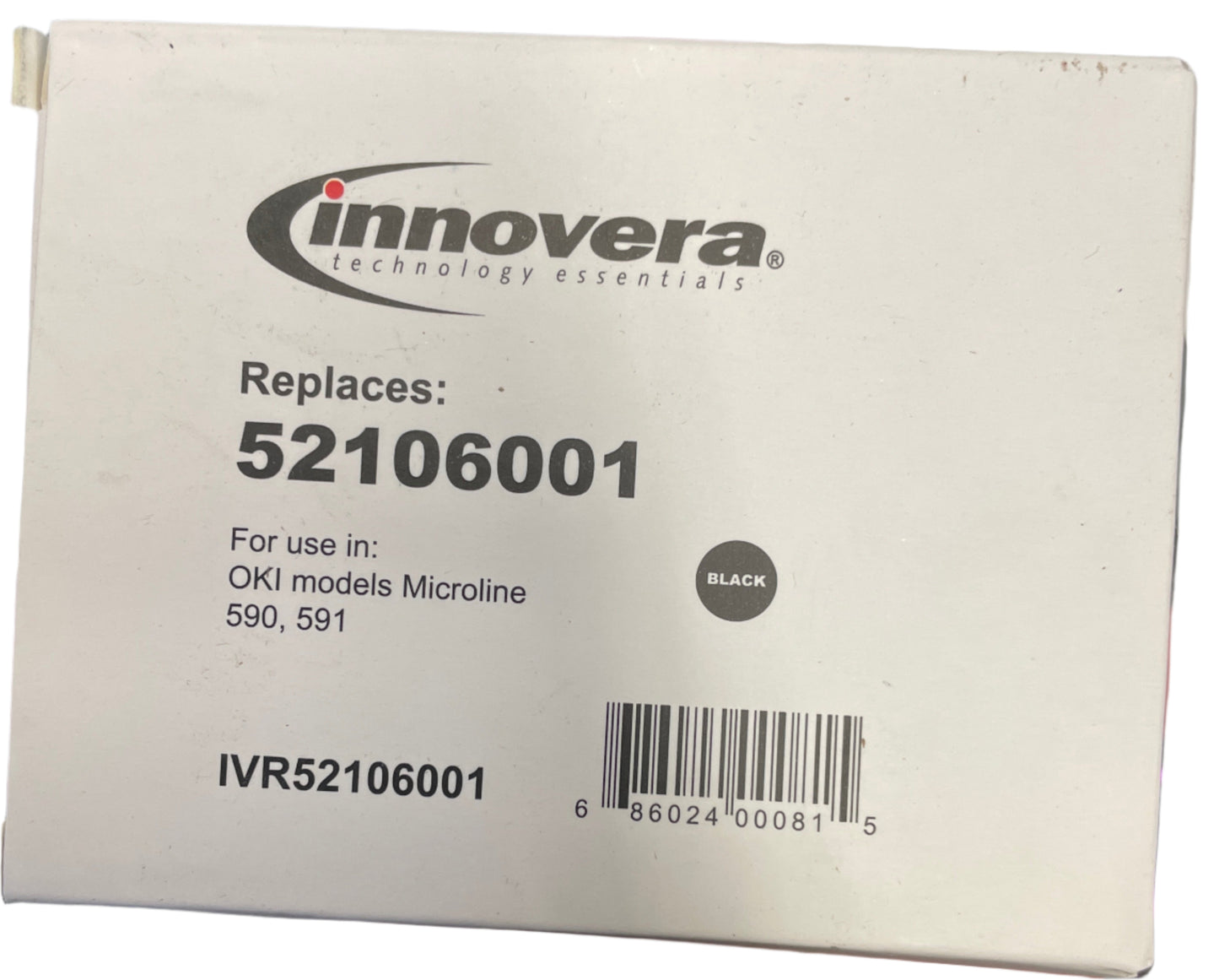 Innovera 52106001 Compatible Printer Ribbon Black