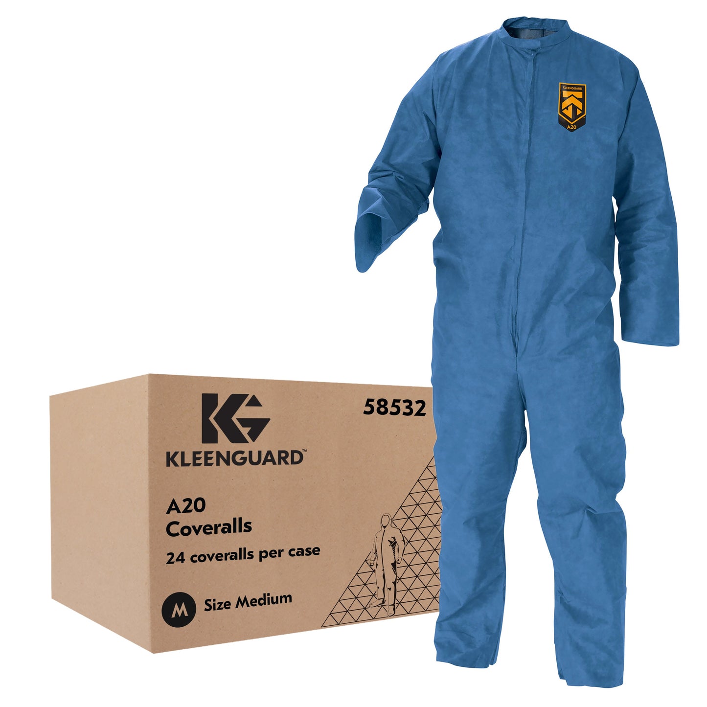 Kleenguard Protective Clothing A20 - Denim Blue Coveralls