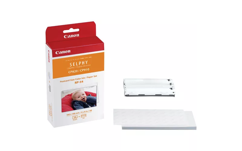 Canon RP-54 High-Capacity Color Ink and Paper Set for SELPHY Portable Printers