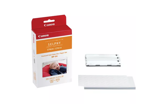 Canon RP-54 High-Capacity Color Ink and Paper Set for SELPHY Portable Printers