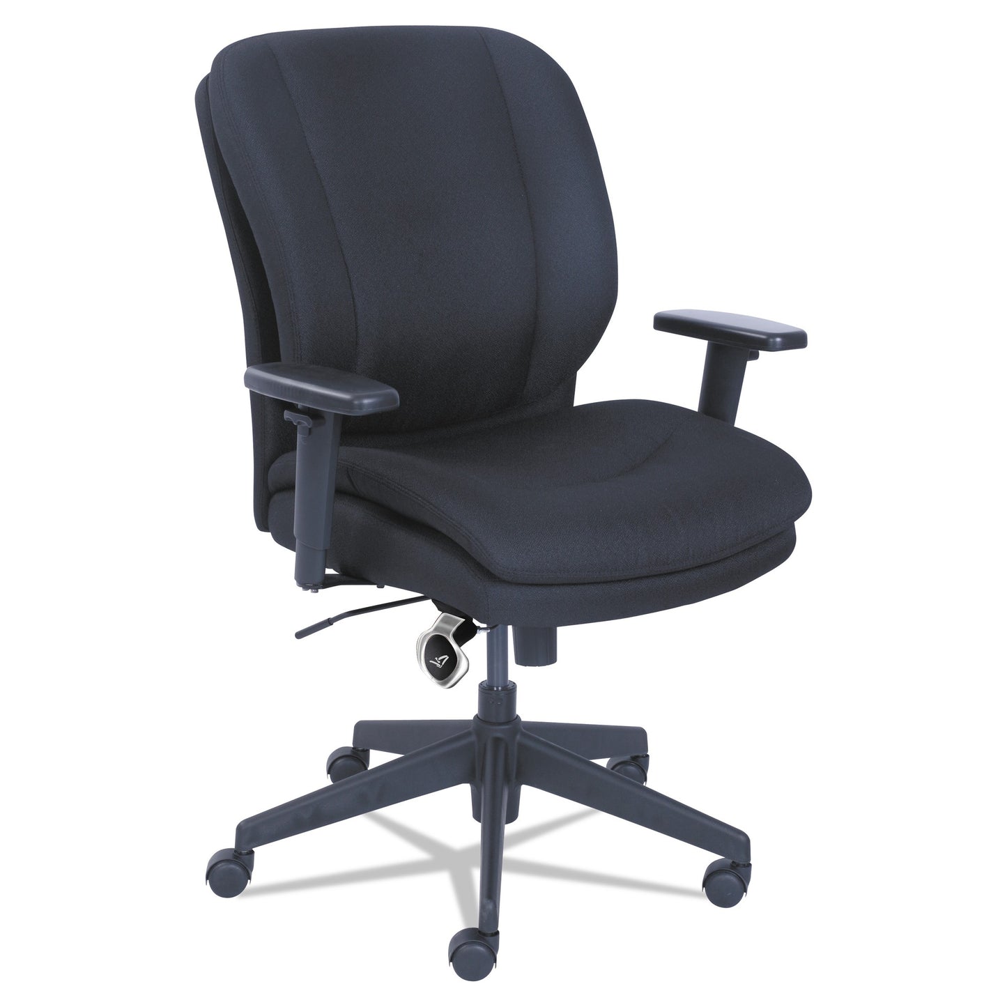 SRJ Cosset Ergonomic Serta Task Chair, Black/Local Pickup Only, Special Shipping Available (See Note in Description)