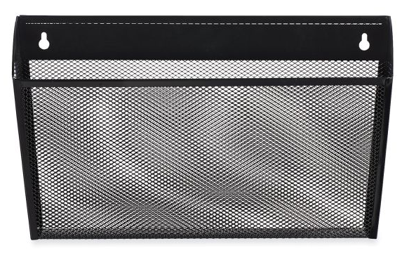 Universal Metal Mesh Wall File, Black