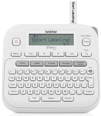 Brother Home P-touch / Office Everyday Label Maker (batteries or optional AC Adapter both not included)