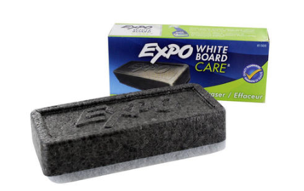 EXPO White Board Care Dry Erase Eraser, 5.13" X 1.25" ( SAN81505 )