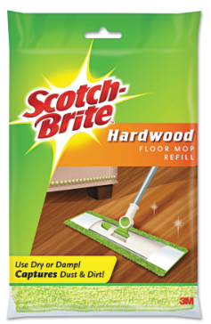 Scotch-Brite Hardwood Floor Mop Refill, Microfiber ( MMMM005R )