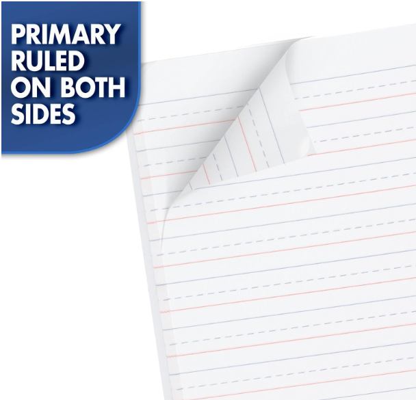 Mead Grades K-2 Primary Composition Notebook, 100 Sheets, Blue (09902)