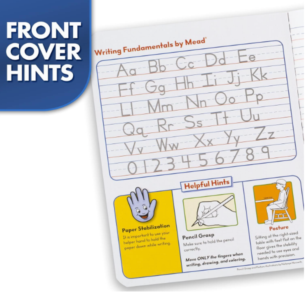 Mead Grades K-2 Primary Composition Notebook, 100 Sheets, Blue (09902)