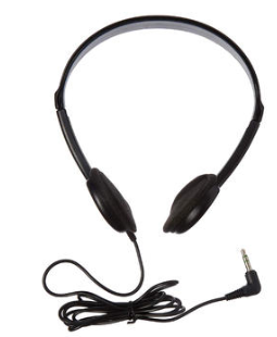 Maxell HP-100 Wired Stereo on-Ear Headphones, Black