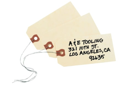 Avery Shipping Tags with Wire, 4-1/4 X 2-1/8, Manila, 1,000 Tags/Box (12604)