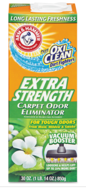 Arm & Hammer Deodorizing Carpet Cleaning Powder, Fresh, 30 Oz, 6/Carton (CDC3320011538) Local Pickup Only