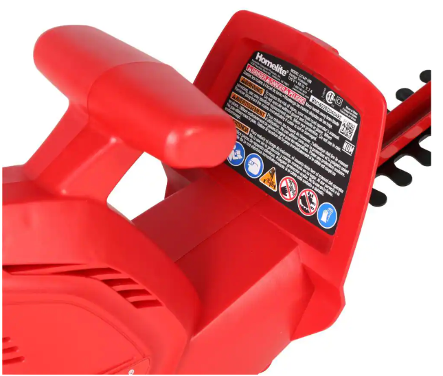 Homelite Electric Hedge Trimmer 17 Inches 2.7 Amp Garden Trimming Outdoor Cutting Tool