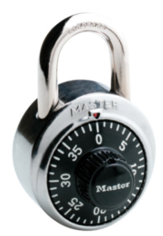 Master Lock 3-Digit Combination Padlock
