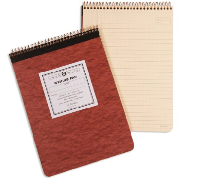 Ampad Gold Fibre Retro Wirebound Writing Pads, Wide/legal Rule 8.5 X 11.75 Sheets