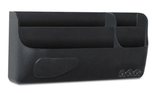 MasterVision Magnetic Smartbox Organizer, 9 X 4, Black